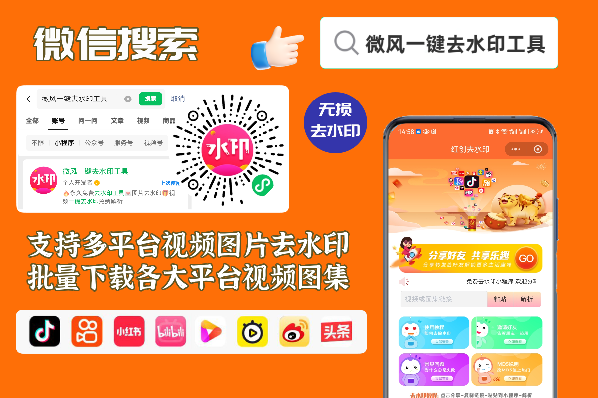 2025新版去水印小程序，免费使用，源码分享！